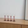 Wine glasses 4x Red 1