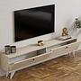 Paris Lowboard Holzfurnier Travertin 4