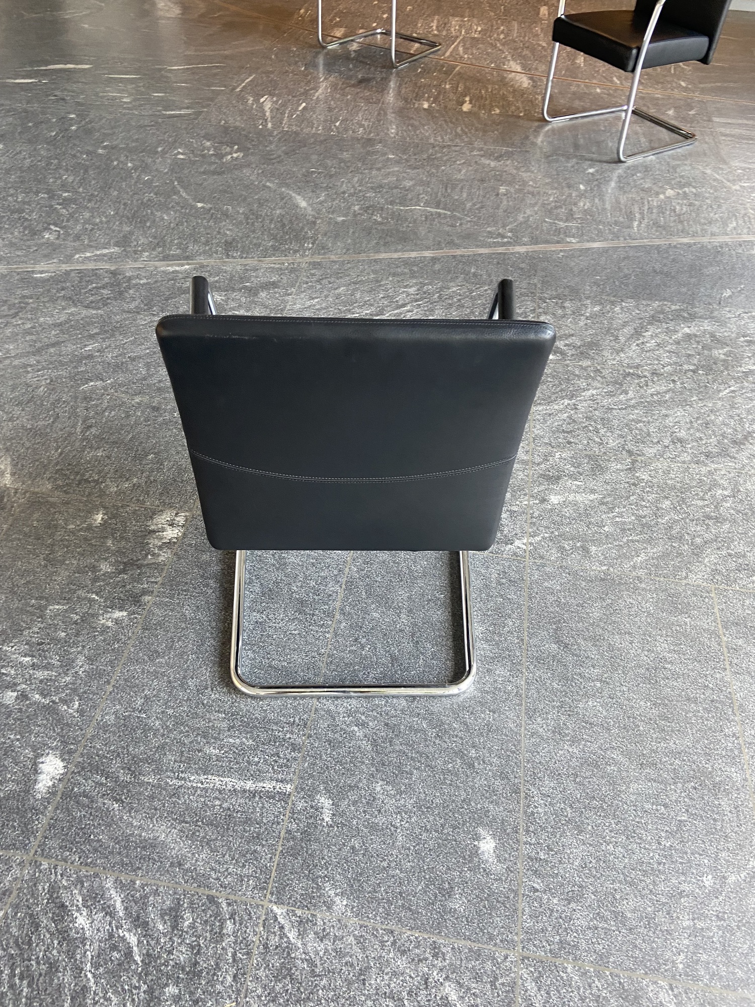 12x Jason 1500 Freischwinger Walter Knoll Leder Schwarz 4