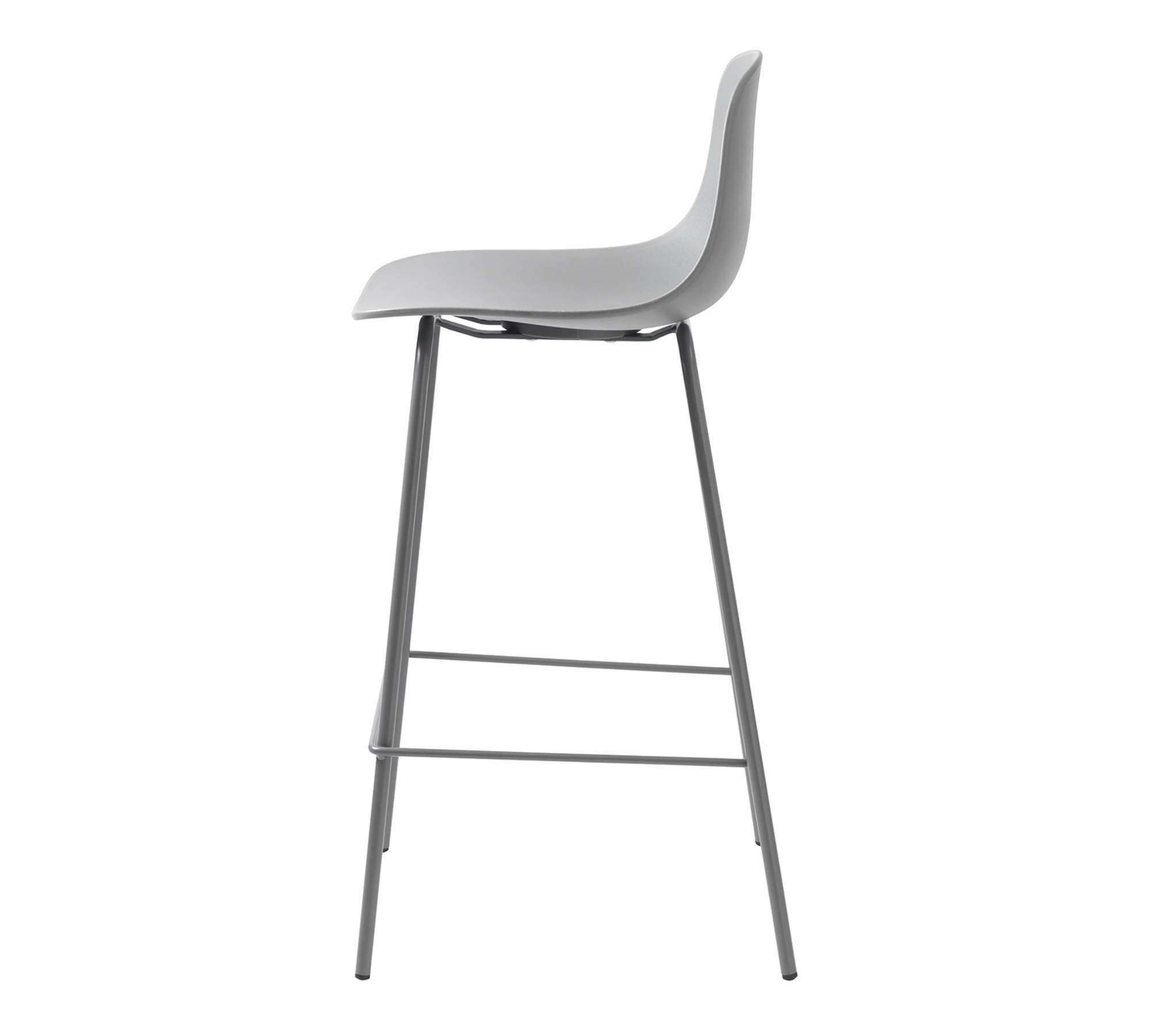 Bar stool plastic metal powder-coated 3