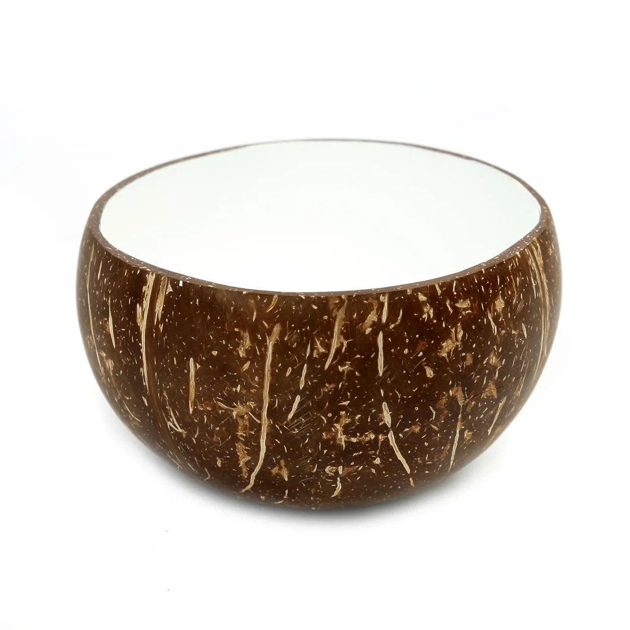 Coco Bowl Brown White 0