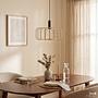 ZESTA Pendant Light 1-Light Bamboo Iron 2