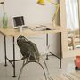 Roxio Schreibtisch Holz Metall Kiefer 0