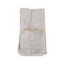 4x Serviette Leinen Beige 0