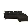 Mustang Ecksofa Rechts mit Bettfunktion Schwarz 1