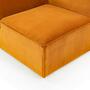 Dane 1-Sitzer Eckmodul Rechts Velour Matt Amber 5