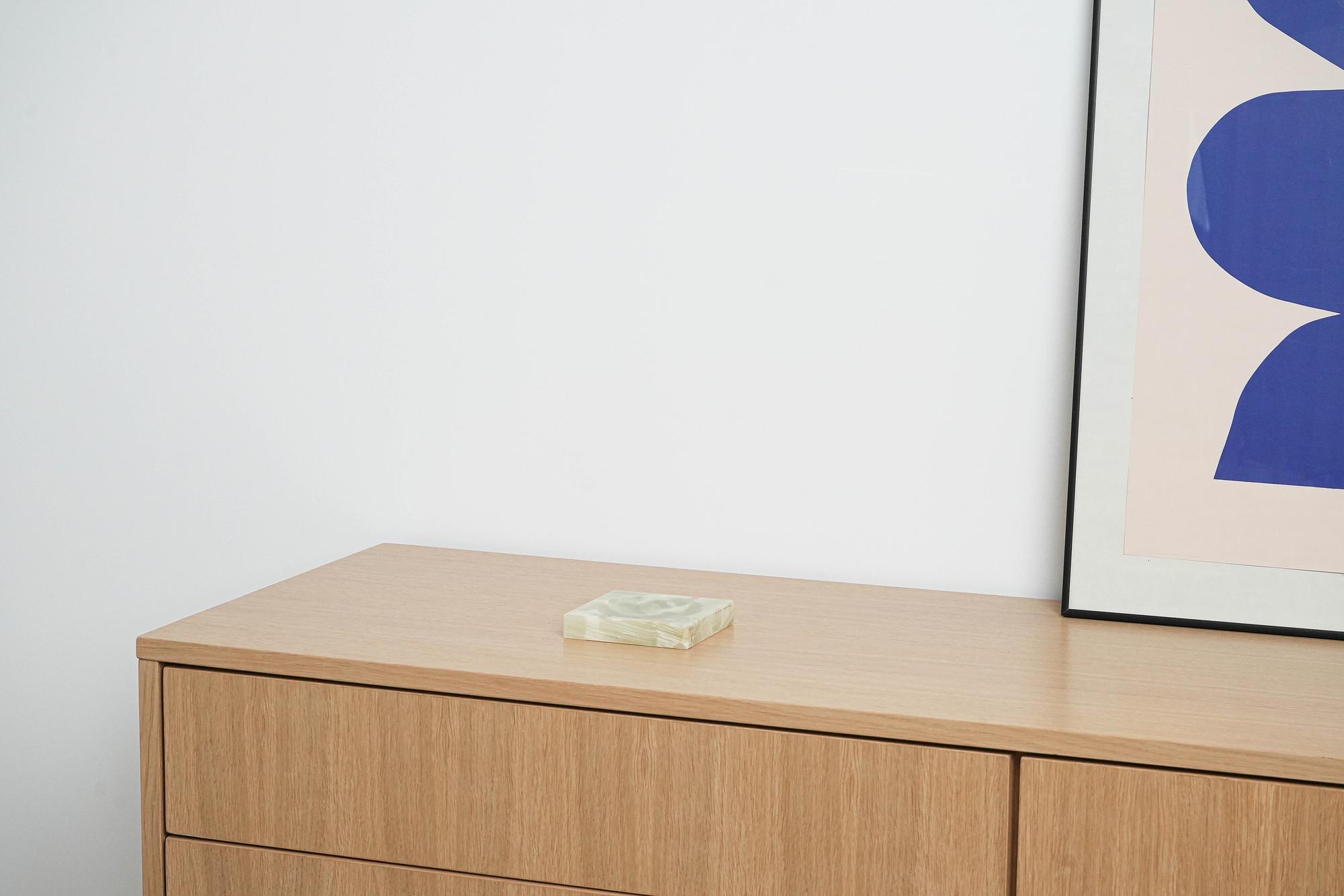 Onyx-Schale Weiß 1960er Jahre 1