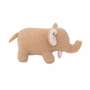 Baby Elefant Plüschtier Baumwolle Braun 3