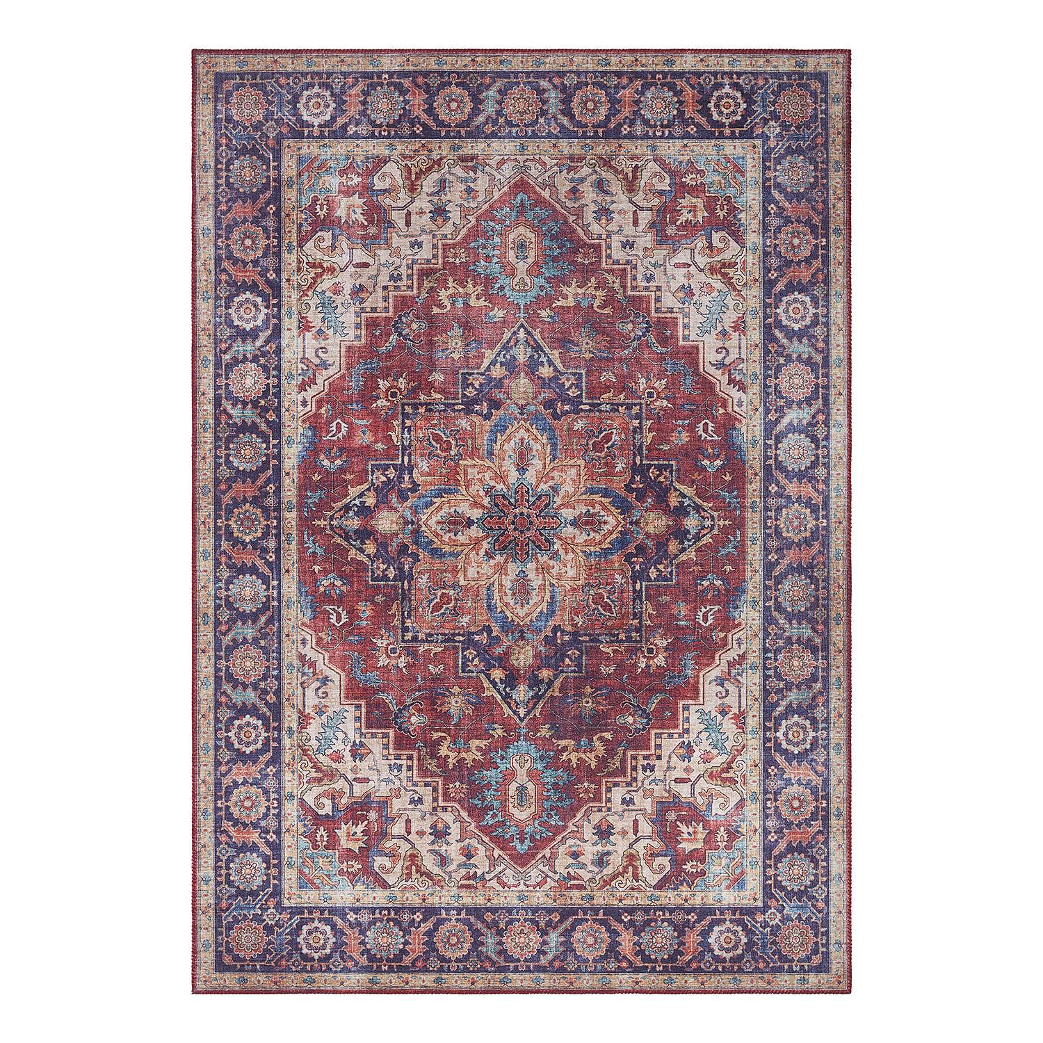 Kurzflorteppich Anthea Webstoff Rot 120 x 160 cm 0