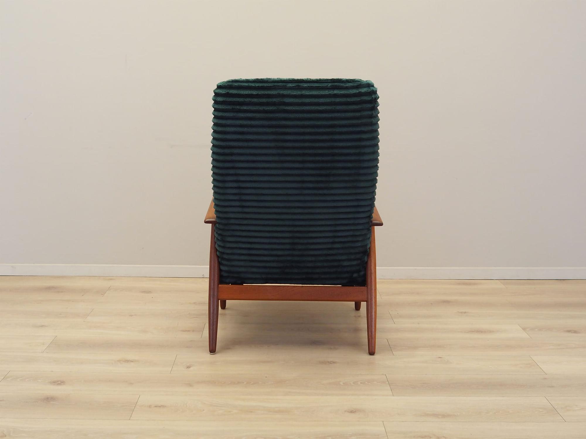 Armchair with armrests Velvet Green 1970s 5