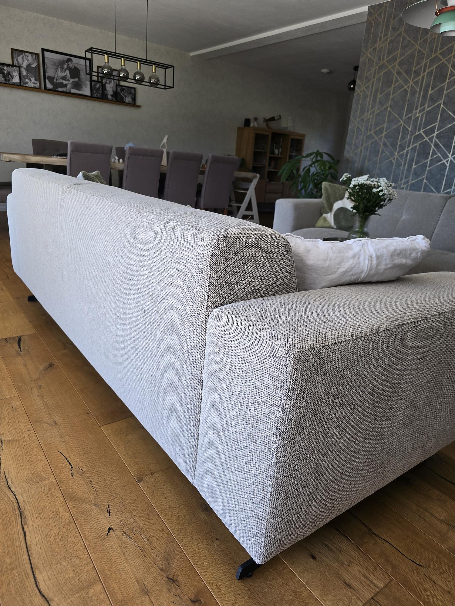 2x 2-Sitzer Sofa Grau 4