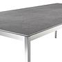 Slimm Tisch Edelstahl HPL-Platte Anthrazit 160 x 100cm 3