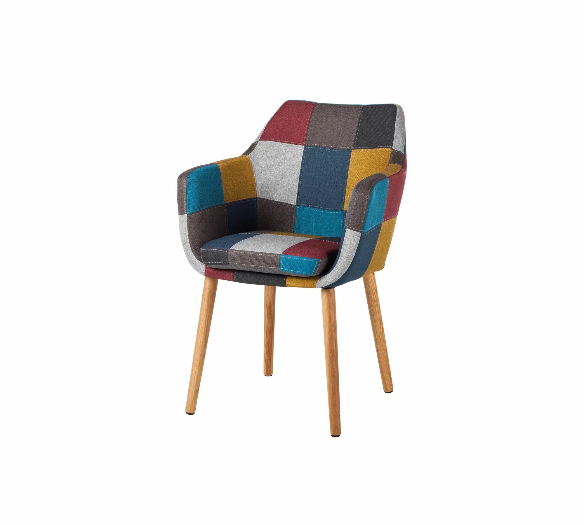 Armchair Webbing Patchwork Multicolor 1