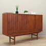 Vintage Highboard Teakholz Braun 1970er Jahre 5