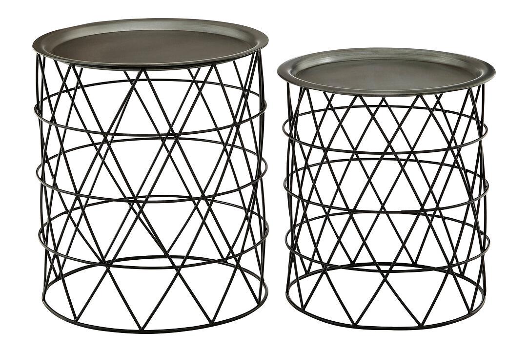 2x Templar Side Table Iron Black 1