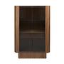 Sideboard aus Glas und Walnuss 3273 6