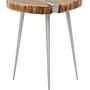 Almora Side Table Acacia Wood Natural Grey 0
