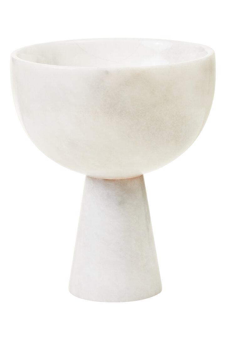 Salmo Small Bowl Marble White 0