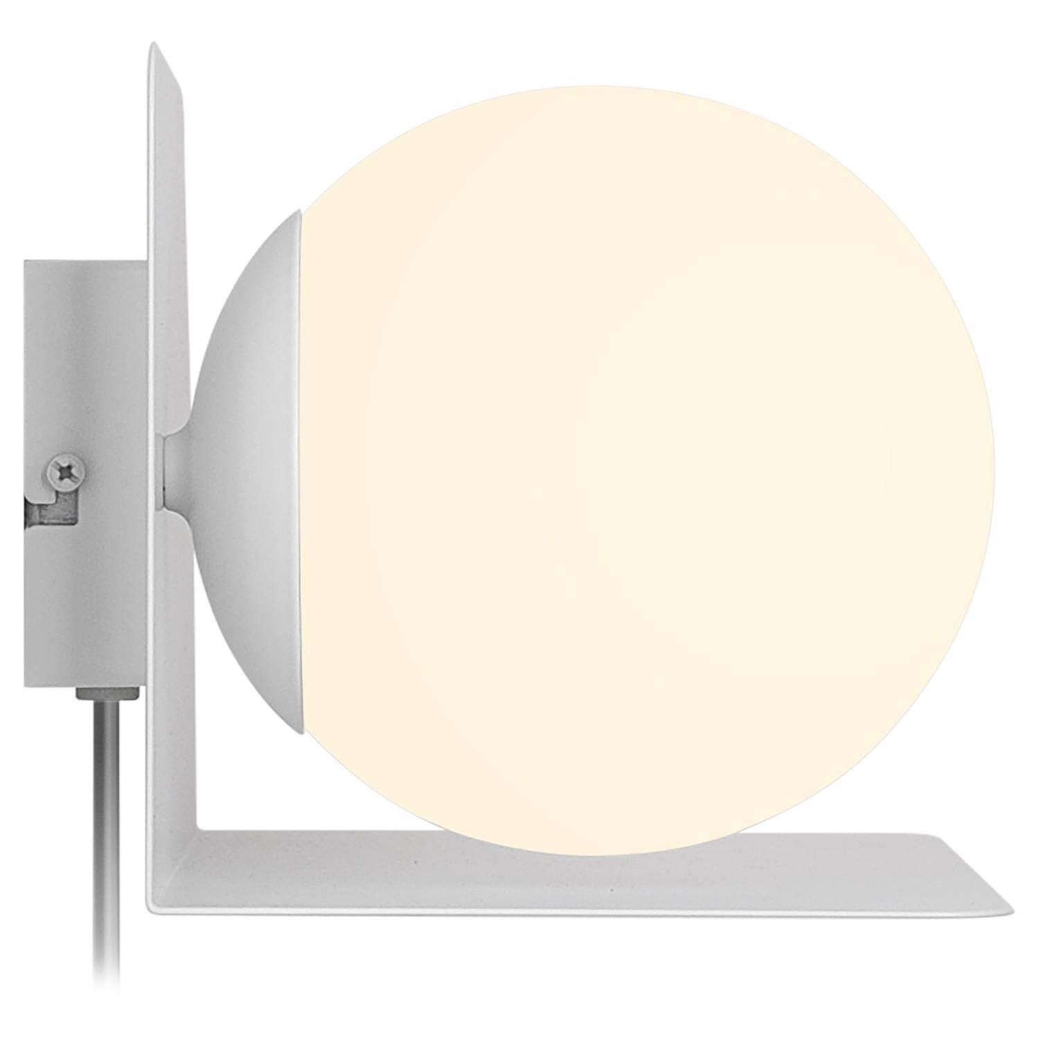 1-Flammig Wandleuchte Lillibeth Aluminium Weiß 4