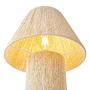 Tischleuchte WEAVER Papiergeflecht Metall Beige 4