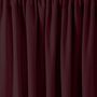 Vorhang mit Kräuselband Textil Rot 2