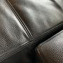 Modulares Sofa Leder Schwarz 1