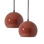 Ball Pendelleuchte Rot Ø18cm 1