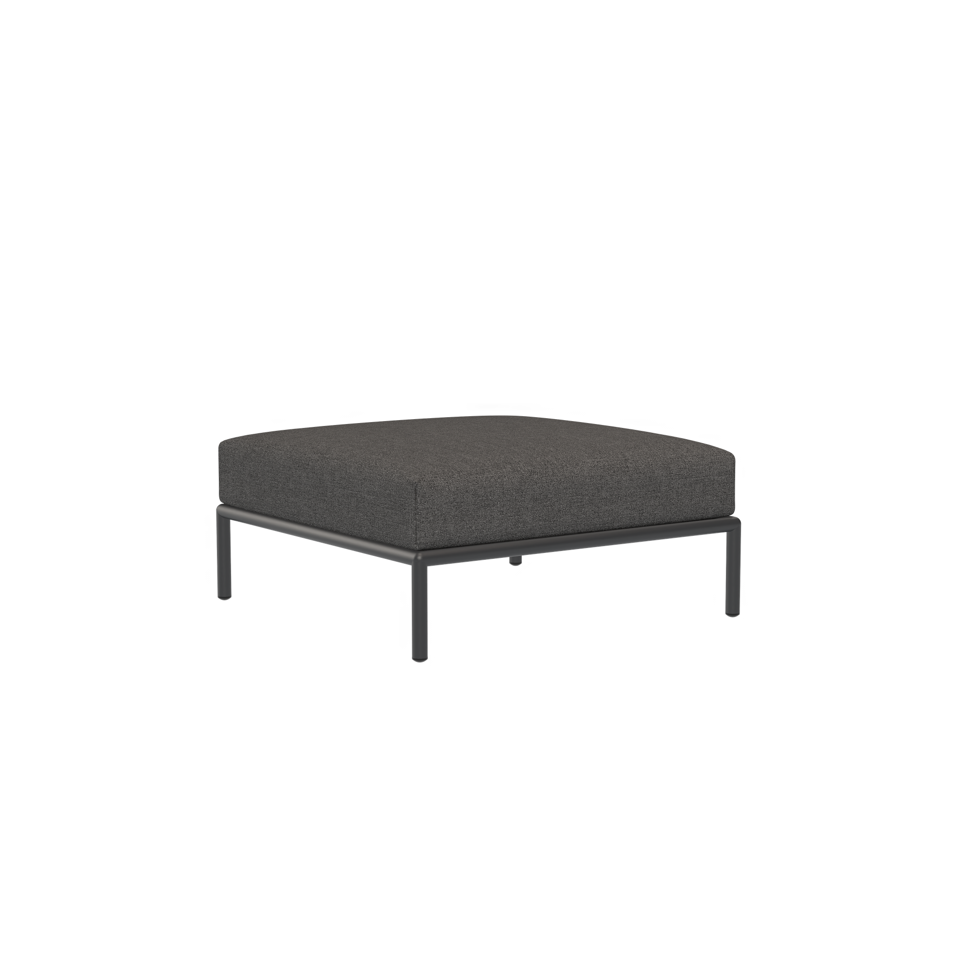 LEVEL Sofamodul Rechts, Sessel & Pouf Sooty Grau 3