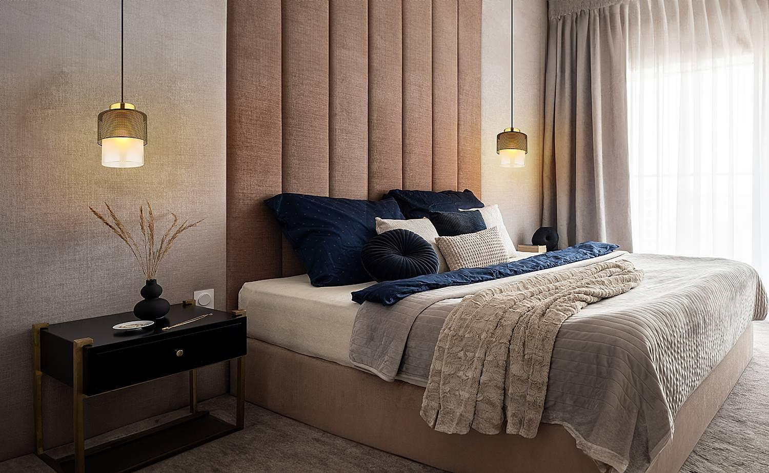 Pendant Light Olga Satin Glass Iron 2