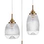 Pendant light Moon Type D Clear glass Aluminum 4