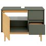 Washbasin cabinet STADY Solid Pine Grey-green 3