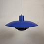 PH 4/3 Pendelleuchte Metall Blau 2