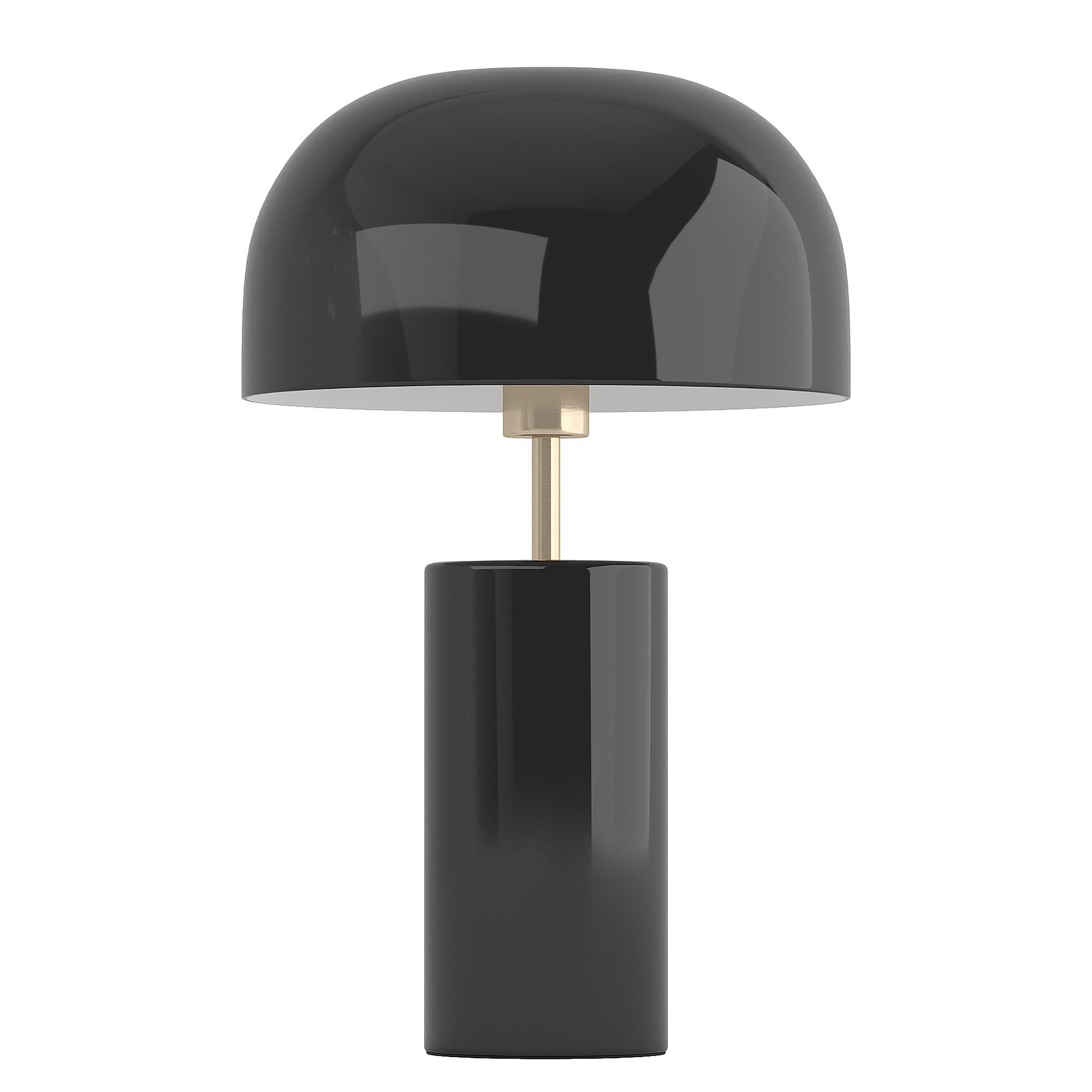 1-Flammig Ylum Tischleuchte Eisen Schwarz 4