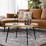 Coffee Table RONTAN Mango Black 2