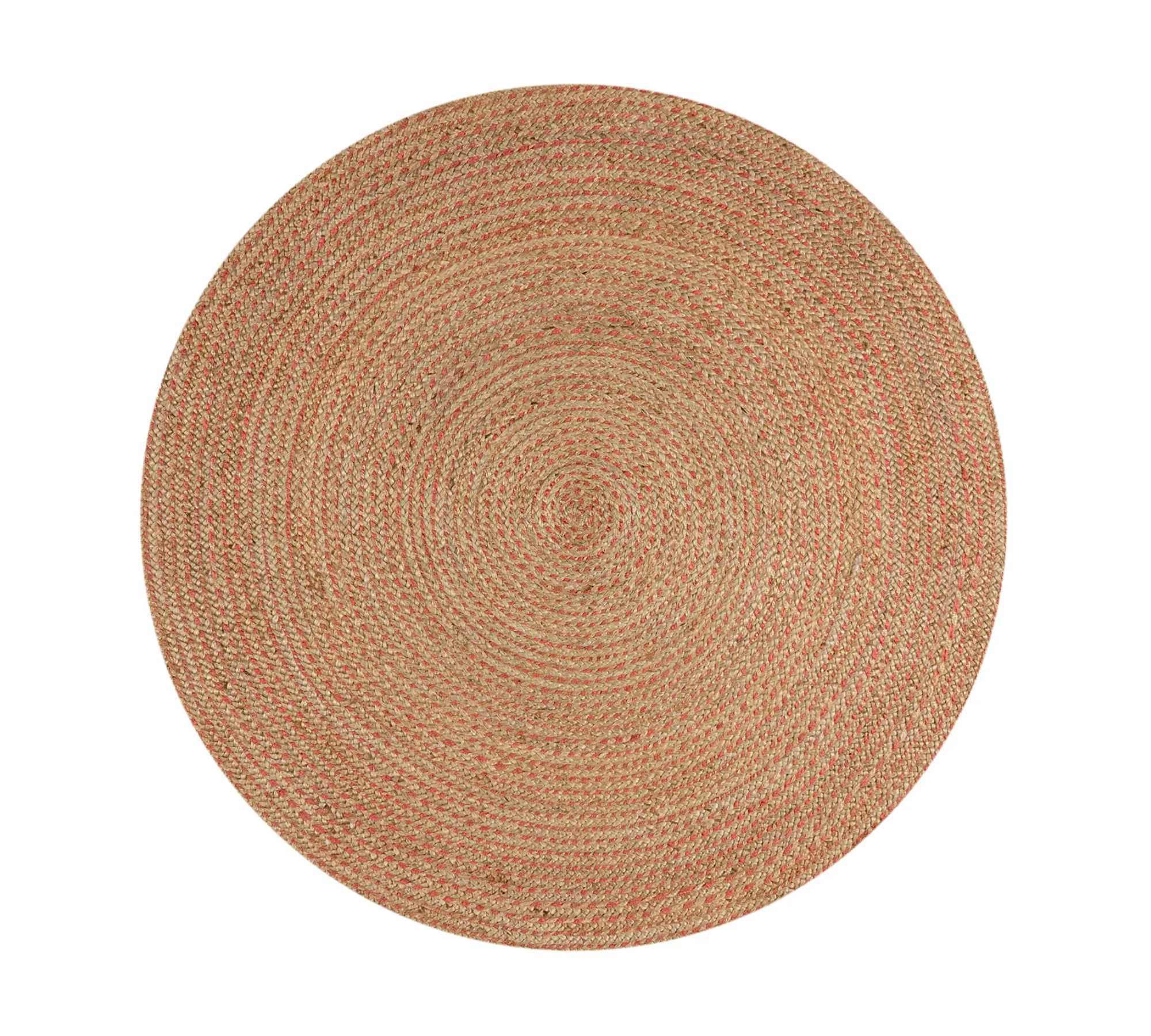 Capri Teppich Jute Natur Coral 180 x 180 cm 1