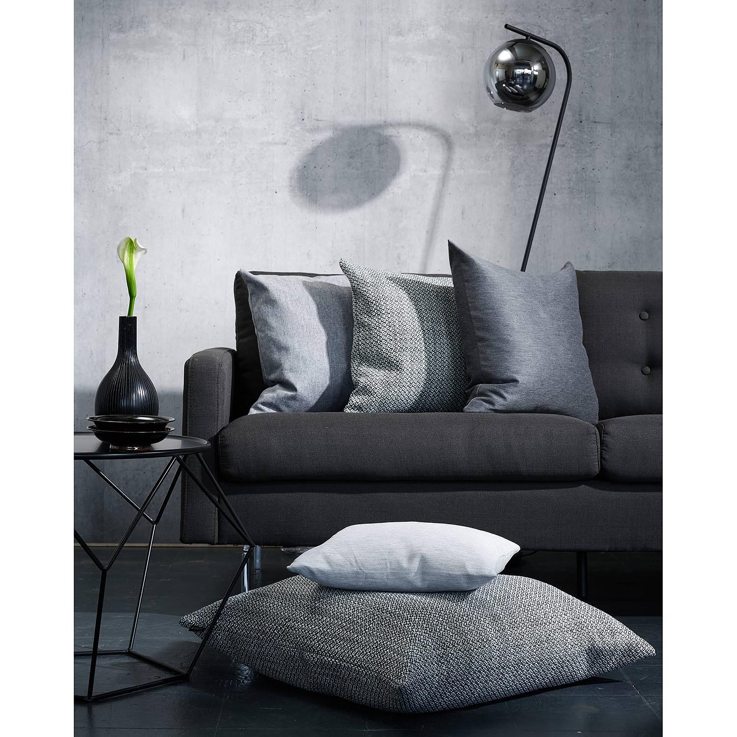 Vermont Pillowcase Polyester Grey 46 x 46 cm 2