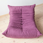 Togo Armchair and Ottoman Set Textile Aubergine 5