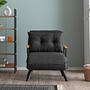 Sando Sleeper Armchair Dark Grey 0