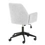 Office Chair Oaklawn Teddy Fabric Ora White 3