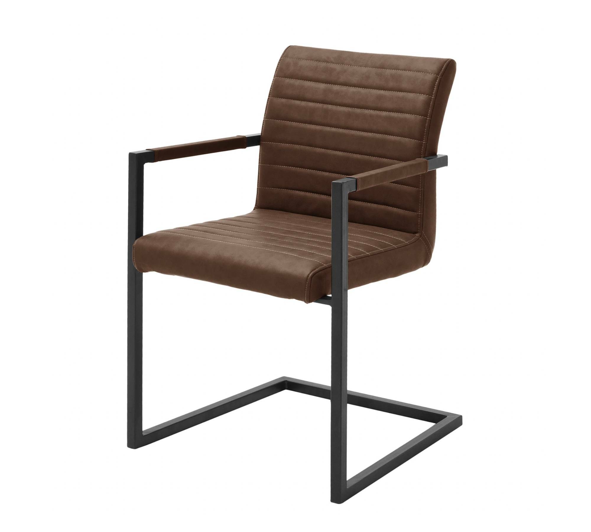 Armchair Faux Leather Brown 0