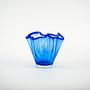 Tulip Vase Cobalt Blue 1970s 2