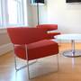 Tauro BU1934 Polstersessel Stahl Stoff Orange 3