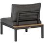 La Vida Garden Side Chair Teak Anthracite 1