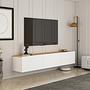 TV stand White Atlantic pine 2