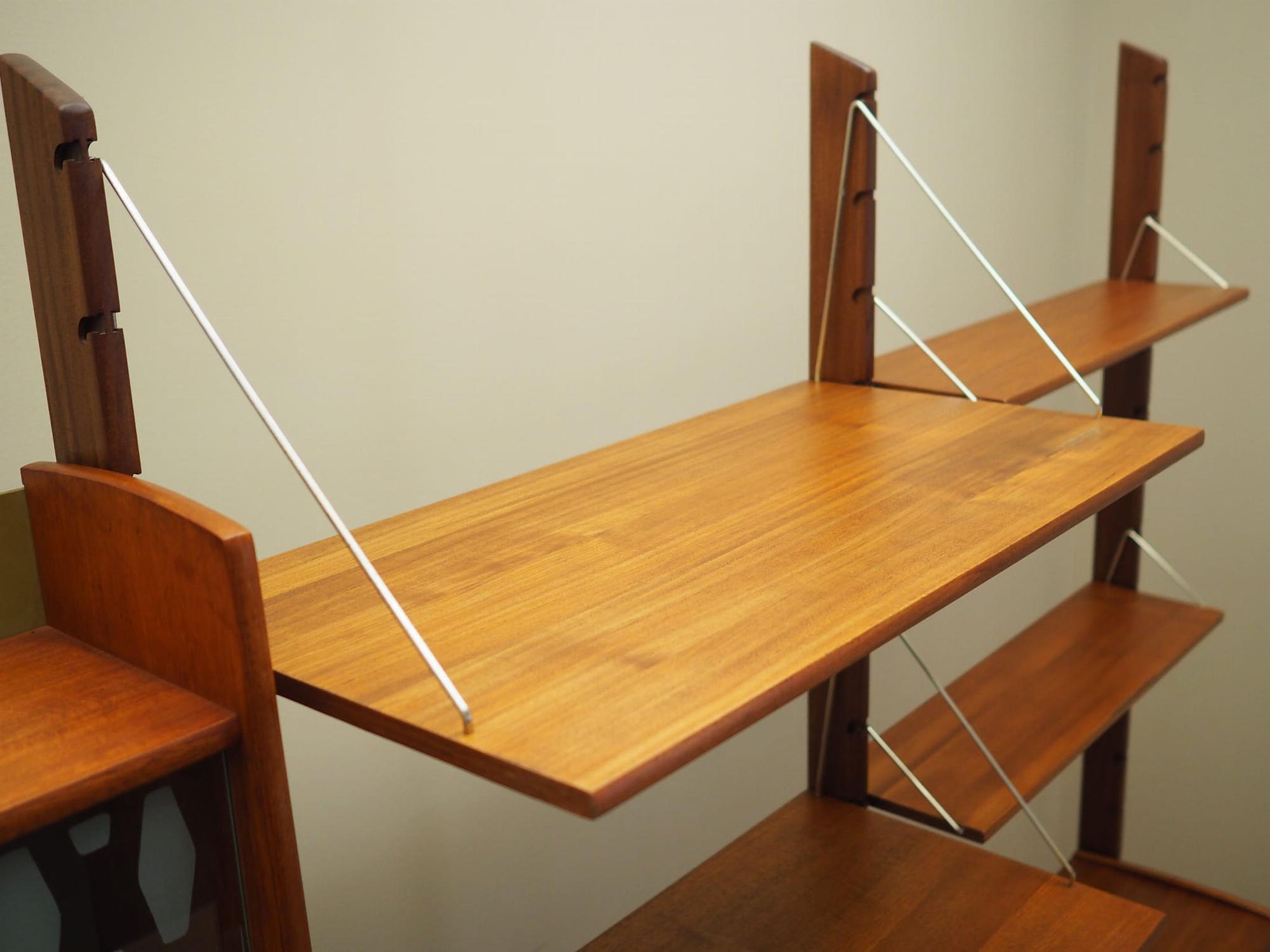 Ergo Shelf System Teak Wood 1960s 11