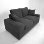 Flayr Sofa 2-Sitzer Textil Grau 1