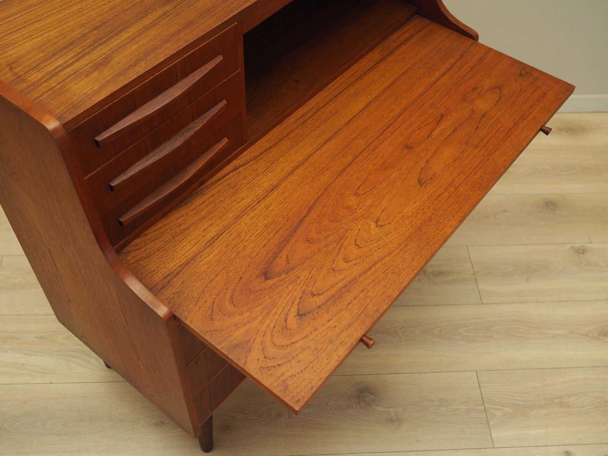 Secretary Teak Wood 1970s 14