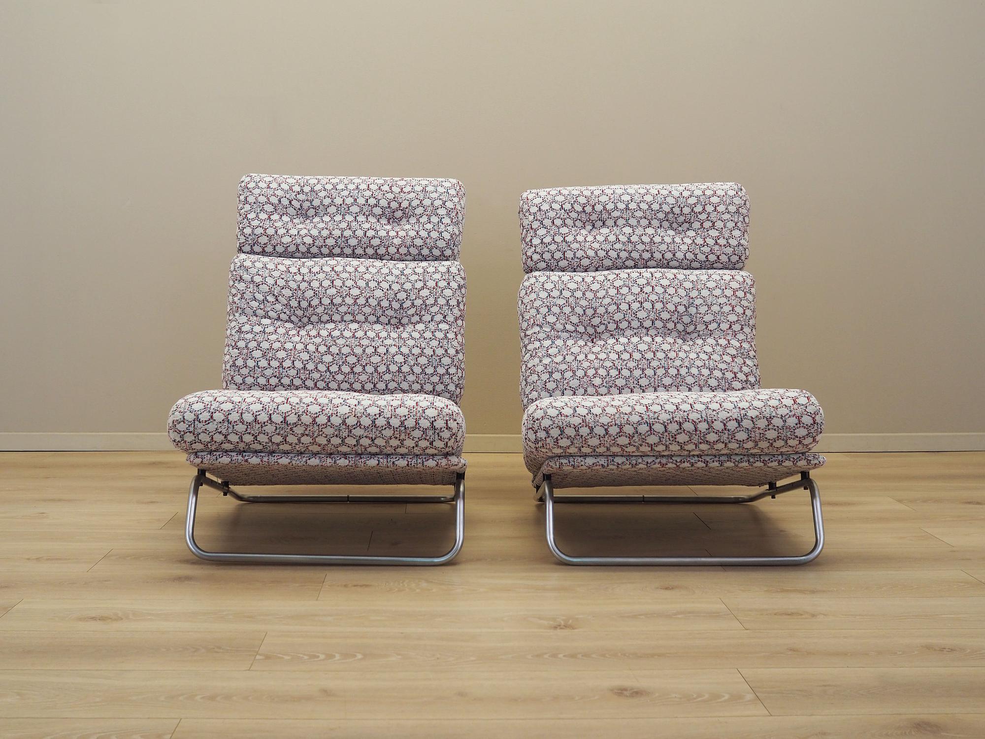2x Vintage Lounge Chairs 1970s 2