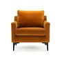 Astha Sessel Velour Matt Amber 0