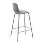 Bar stool plastic metal powder-coated 4